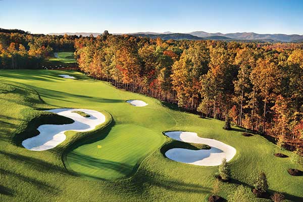 The Cliffs in Salem, S.C., features seven different courses including Keowee Falls. This year, Keowee Falls added an additional forward tee to the Nicklaus course and implemented switching tee setup almost daily on all seven courses. (Photo courtesy of The Cliffs)