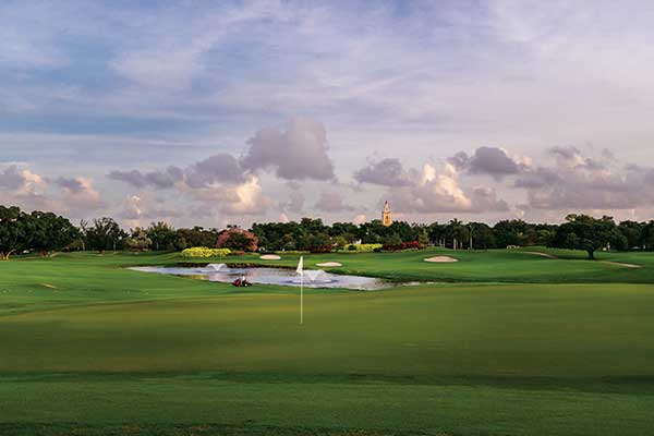 While growing grass is important, PJ Salter says it’s not the only thing aspiring superintendents need to know. (Photo courtesy of Riviera CC)