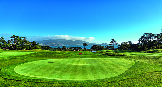 Hole #9 honoring Tiger Woods win at the 100th U.S. Open Championship at Pebble Beach. (Photo courtesy of Martin Miller)