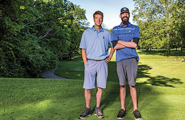 (Left) Brian Burke, superintendent at Sycamore Creek CC, Springboro, Ohio, alongside Zach Ferone, second assistant superintendent. (Photo: Matthew Allen)