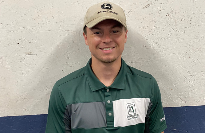 Alec Austin is in his sixth year working at the course and also works as a nurse after graduating from nursing school in May 2020. (Photo courtesy of Alec Austin)