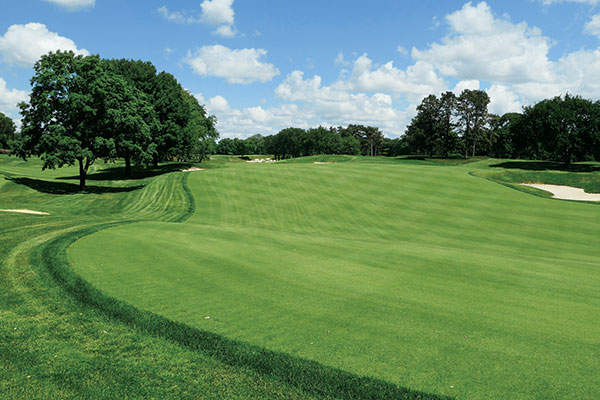 Both Keller and Johnson selected Dominant X-Treme creeping bentgrass for the fairways of Minikahda Club (photographed) and Minneapolis GC. (Photo: Turfco)