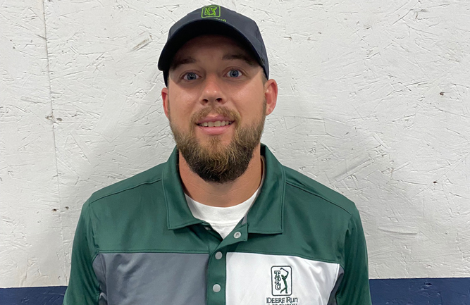 Trevor Dejaynes is a teacher at Colona Grade School and is in his first year volunteering at TPC Deere Run. (Photo courtesy of Trevor Dejaynes)