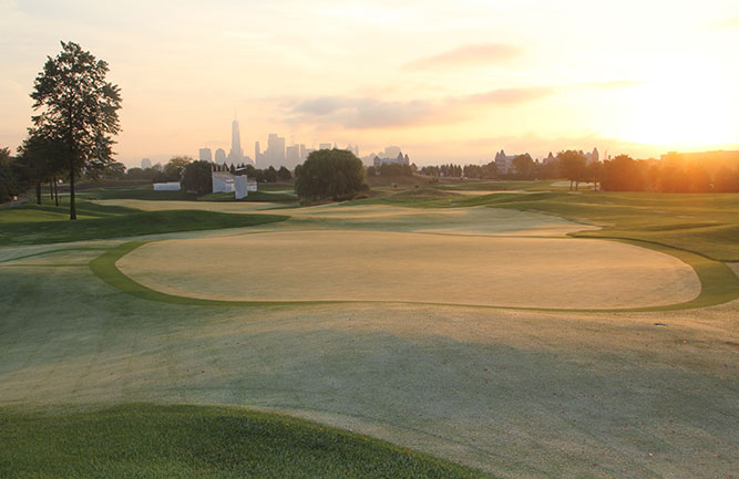 Liberty National GC during the 2017 President's Cup (Photo: Golfdom Staff)