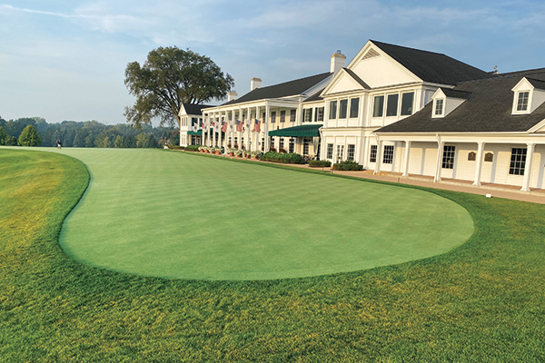 Oakland Hills CC in Bloomfield, Mich. The new greens feature 007/777 and fairways and tees seeded to 007/Flagstick bentgrasses. (Photo Courtesy: Richard Hurley)