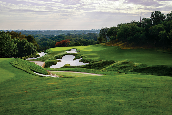 Shady Oaks GC in Fort Worth, Texas. The total course renovation by Ogilvy, Cocking and Mead includes new greens seeded to 777 bentgrass. (Photo Courtesy: Richard Hurley)