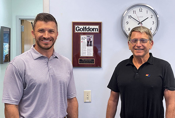 Grant and Ted Platz of Plant Food Co. (Photo: Golfdom Staff)