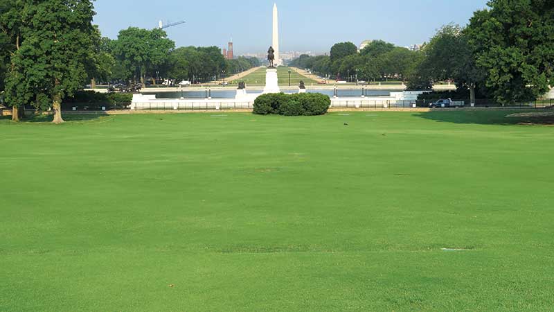 An after shot of the main lawn of Capitol Hill. (Photo: USGA)