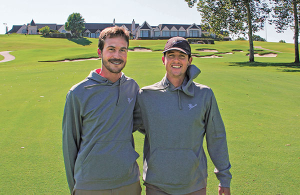 Robert Frizzell (right) and Blake Willems (Photo: Golfdom Staff)