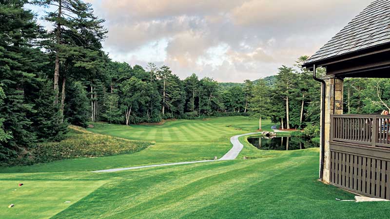 Adequate rain and mild temperatures this summer led to less turf stress for many courses in the Carolinas. (Photo courtesy of Brian Stiehler, CGCS, MG)