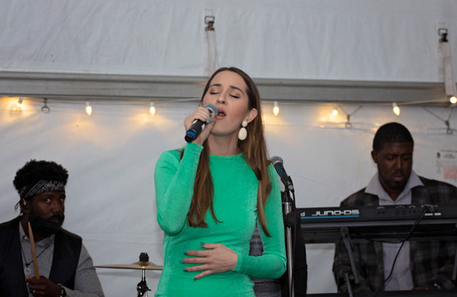 HAYL performs with the 7 Street Band at the 2022 Heal Foundation BackYARD Bash. (Photo: The HEAL Foundation)