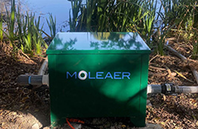 Kingfisher, a new nanobubble generator model from Moleaer, launches for use in turfgrass markets. (Photo: Moleaer)