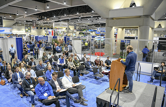 The Irrigation Show and Education Week’s innovation hub offers attendees the chance to see the newest irrigation technology. (Photo: Irrigation Association)