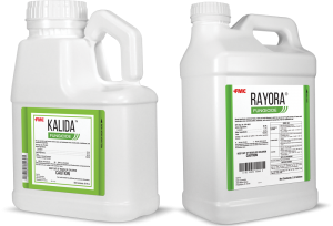 Kalida and Rayora fungicides from FMC. (Photos: FMC)