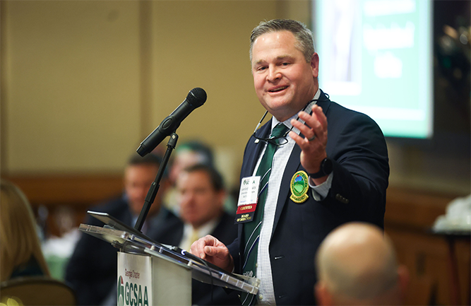 The Georgia Golf Course Superintendents Association named Scott Griffith its superintendent of the year. (Photo: Justin Wojtczak)