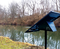 Superintendent Derrick Wozniak says the PondHawk system helped eliminate an “unbearable” smell from an irrigation pond. (Photo: Pondhawk)