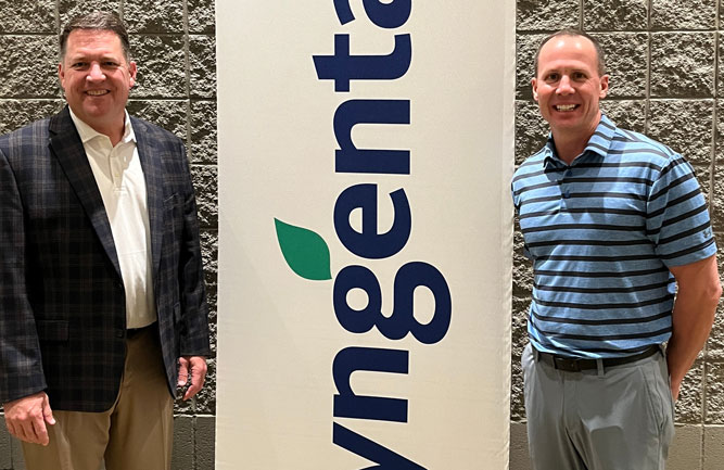 Todd Loecke, left, and Troy Rippy, right. (Photo: Syngenta)