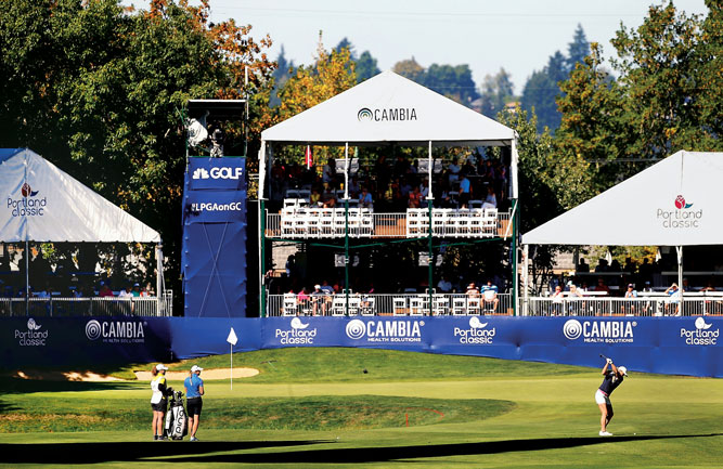 Columbia Edgewater CC Superintendent Jim Myers, CGCS, says consistent playing conditions are key to keeping both LPGA pros and members happy. (Photo: Columbia Edgewater CC)