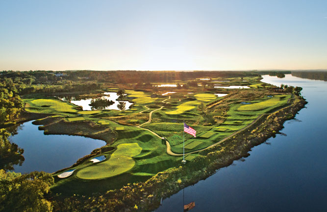 Hosting a LIV Golf event brings less stress for his crew, says Brad Enie of Trump National GC in Washington, D.C.(Photo: Trump National Golf Club)