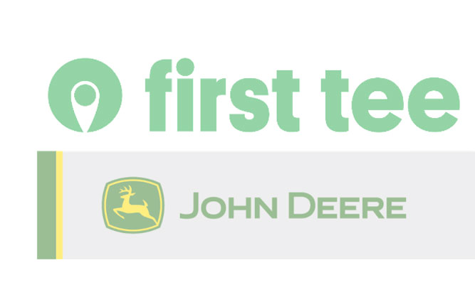 Logos: First Tee, John Deere