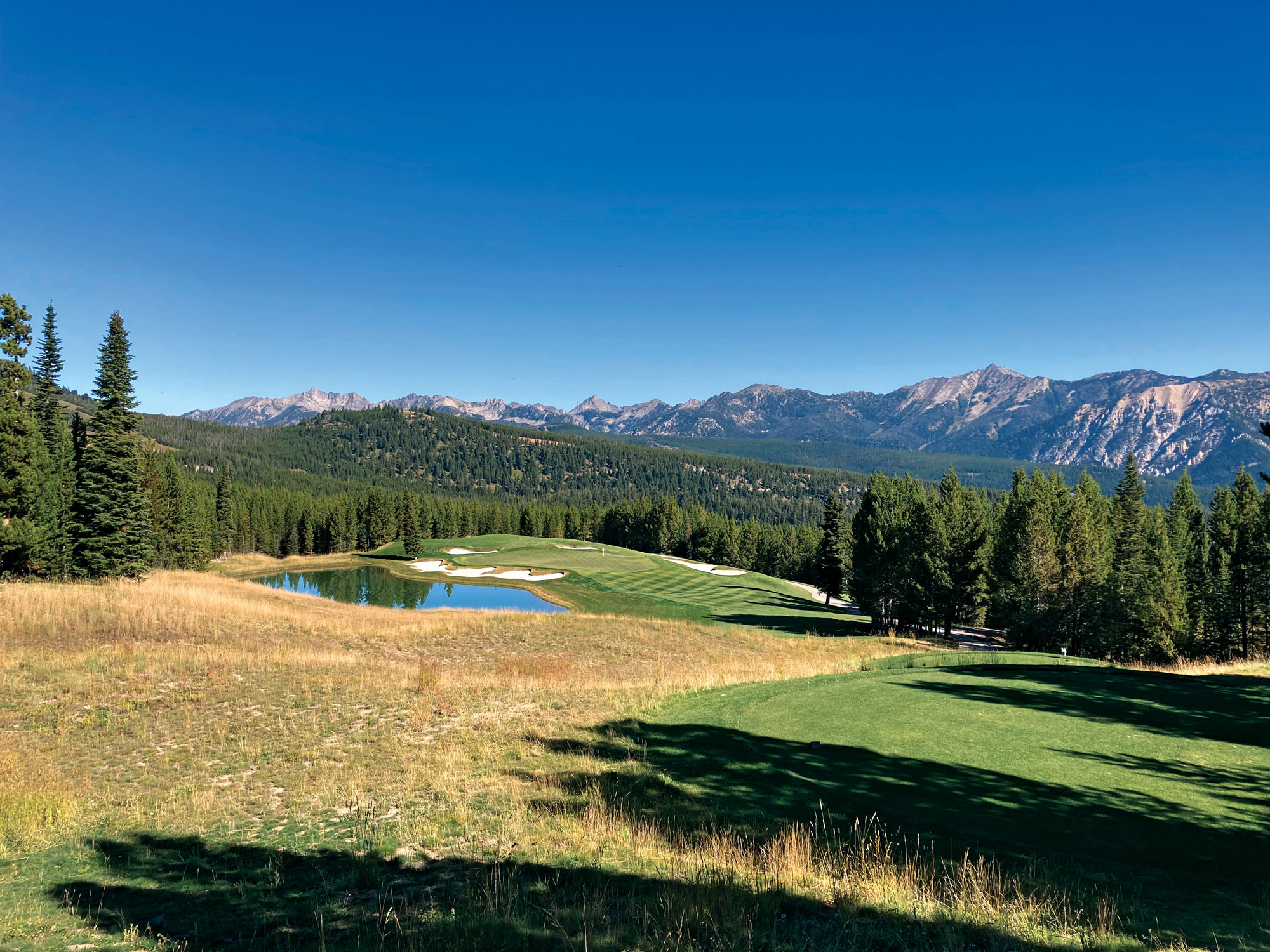 The golf season was a wet one for Ryan Blechta, president of the Peaks & Prairies GCSA, and others in Montana. (Photo: Ryan Blechta)