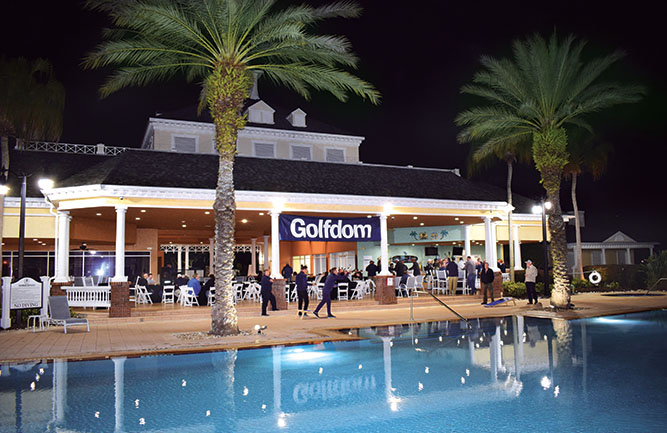 PBI-Gordon hosted a barbecue dinner and games at the Seven Eagles Pool Pavilion at Reunion Resort. (Photo: Golfdom Staff)