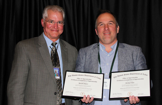 Scott Jedele (left) and Josh Richter. (Photo: Boyne Golf)