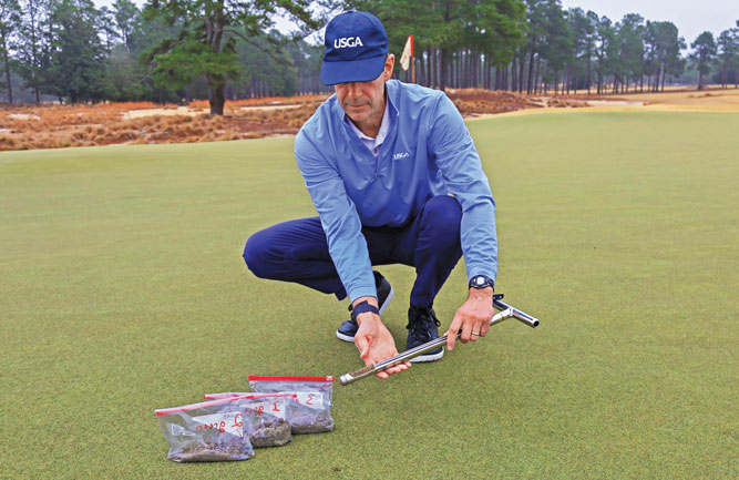 The USGA hopes its new testing method will bring consistency to putting green surfaces across the country. (Photo: USGA)