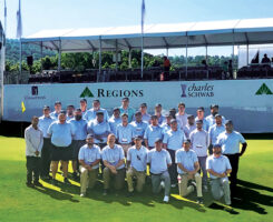 Travis Cook, superintendent at Greystone G&CC, says seeing former team members return as volunteers during the Regions Tradition is one of the highlights of tournament week. (Photo: Travis Cook)
