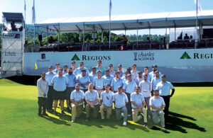 Travis Cook, superintendent at Greystone G&CC, says seeing former team members return as volunteers during the Regions Tradition is one of the highlights of tournament week. (Photo: Travis Cook)