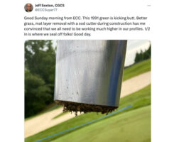 Photo: Jeff Sexton, CGCS
