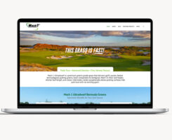 An example of the new website for Mach 1 Ultradwarf Bermudagrass. (Photo: Modern Turf)
