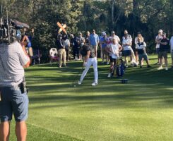 Long Drive Champion Kyle Berkshire at the Creator Classic at TPC Sawgrass (Photo: Golfdom staff)
