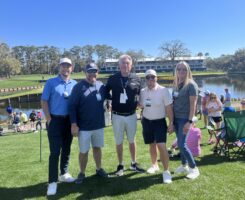 Photo: Seth Jones and the Quali-Pro team at 2025 Players Championship