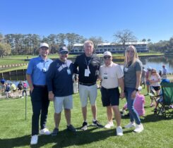 Photo: Seth Jones and the Quali-Pro team at 2025 Players Championship