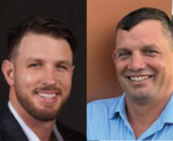 From left: Chris Ortmeier and Clinton Tingen