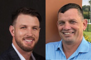From left: Chris Ortmeier and Clinton Tingen