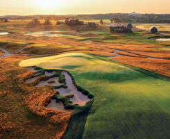 Reineking says they’ve been blessed with relatively good weather leading up to the tournament. In fact, he says it has allowed him to do a significant amount of set-up last fall. “We’re well positioned and eager to see some warmer temperatures,” he says. (Photo: USGA/Fred Vuich)