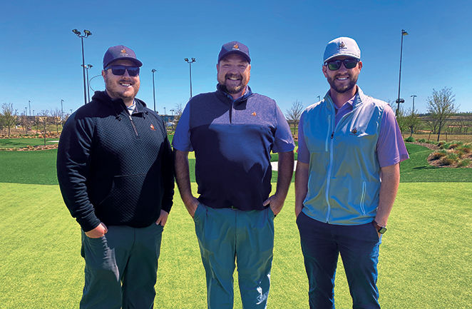 The senior leaders on the maintenance team at Fields Ranch are (from left) Zach Barber, Bryce Yates and Nic Zickefoose. (Photo: Roger Meier)