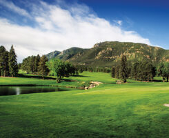 “We chuckle watching the pros play, because it’s tough to know how much the mountain plays into the greens,” says Sartori. “There are a few tricky hole locations that break into the mountain, so it really messes with them when that happens.” (Photo: The Broadmoor)