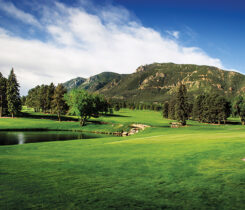 “We chuckle watching the pros play, because it’s tough to know how much the mountain plays into the greens,” says Sartori. “There are a few tricky hole locations that break into the mountain, so it really messes with them when that happens.” (Photo: The Broadmoor)