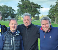 The Turfgrass team, from left to right: Julian Mooney, Adam Moeller, Brad Owen, John Clarkin and John Lawrence. (Photo: Turfgrass USA)