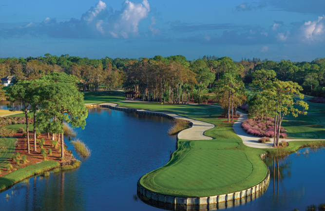 The Dye Preserve GC in Jupiter, Fla., where Florida GCSA President Ryan Swilley, CGCS, serves as director of agronomy. (Photo by: Larry Lambrecht Photography)