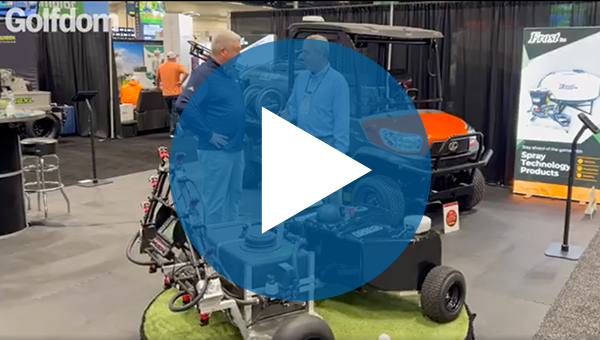 Learning about Frost's ASTRO autonomous sprayer at the 2026 GCSAA ...