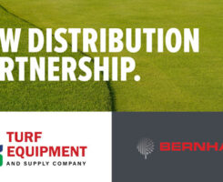 Logo: Bernhard and Company and Turf Equipment and Supply Company