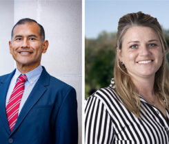 Frank Santiago (left) and Lorabeth Catterson (right) (Photo: Syngenta)