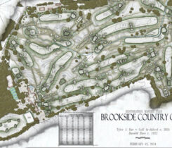 Restoration master plan — Tyler J. Rae, golf architect. (Photo: Brookside Country Club)