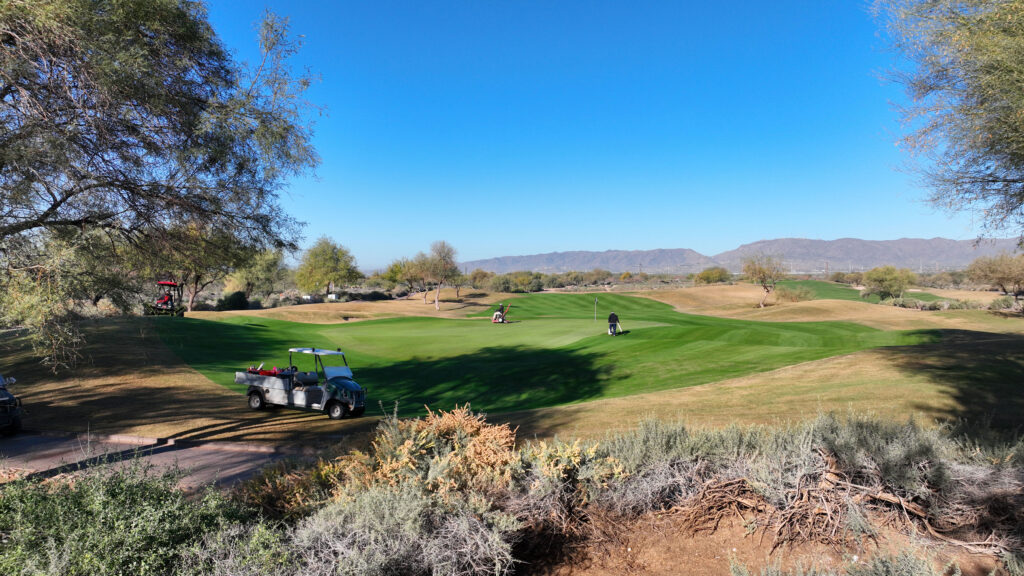 Recently, Green and his team have been consistently tracking data like firmness levels, greens moisture levels and greens speeds.(Photo: Ryan Barmore, digital communications manager, Whirlwind Golf Club)
