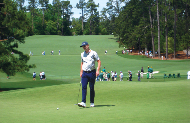 All is Rosey: We didn’t see a ton of golfers on Tuesday, but the first golfer we ran into was Rory McIlroy, shortly followed by Justin Rose. (Photo: Golfdom staff)