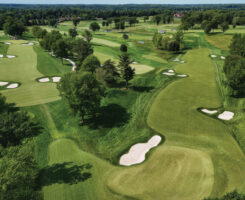 The site of Aronomink GC operated as a cricket club until 1900 before the current golf course opened in 1928, remarkably keeping all the same holes to this day. (Photo: Scott Taetsch / PGA of America / Getty Images)